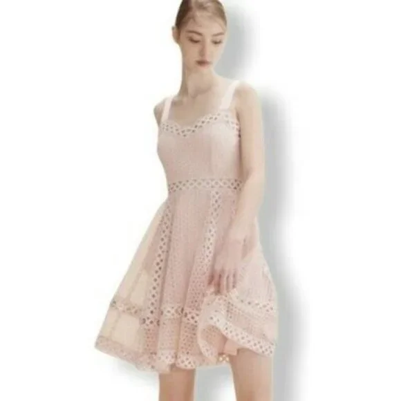 open lace back dress Maje Lace dress – A Piece Lux main image 0